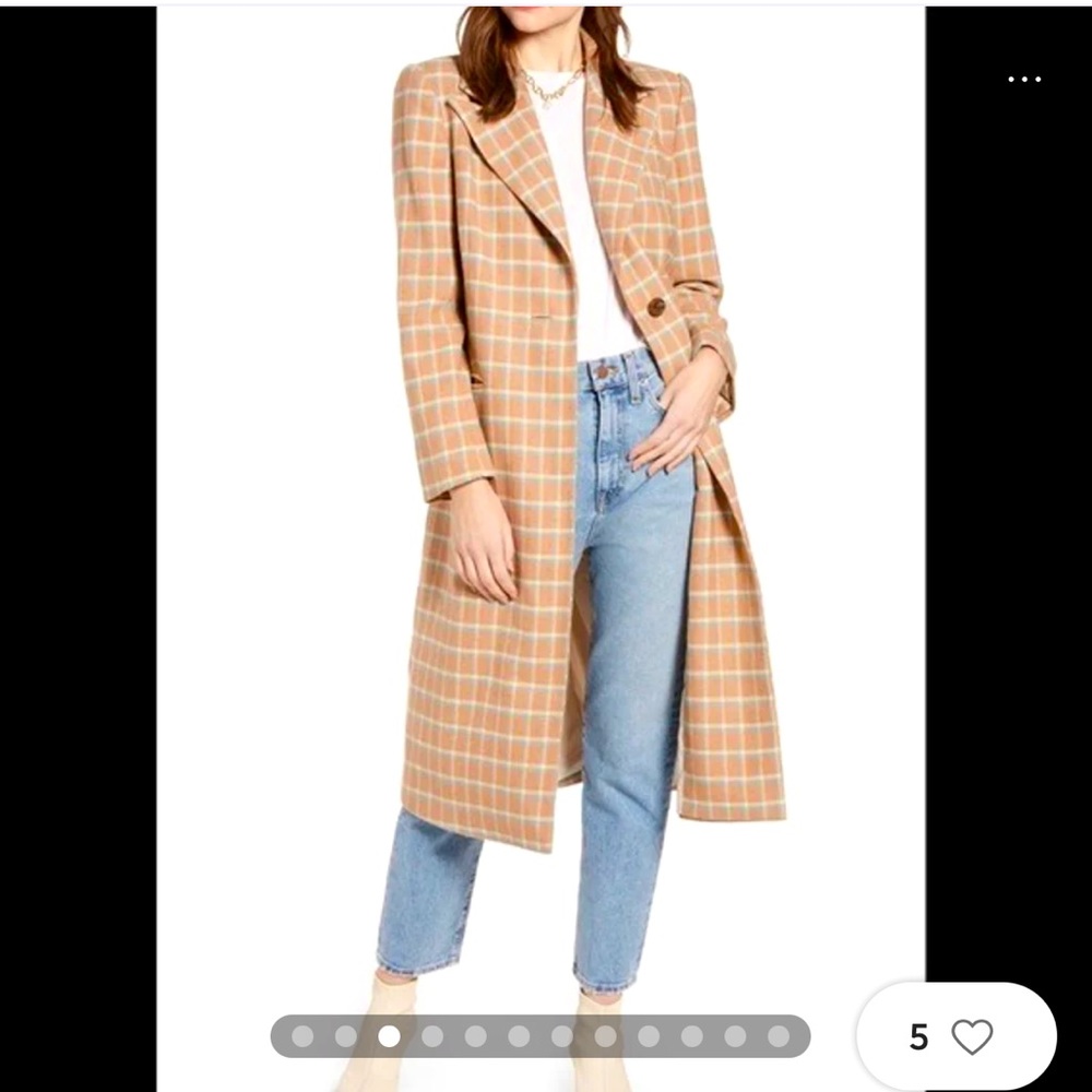 NWT Something Navy Coat